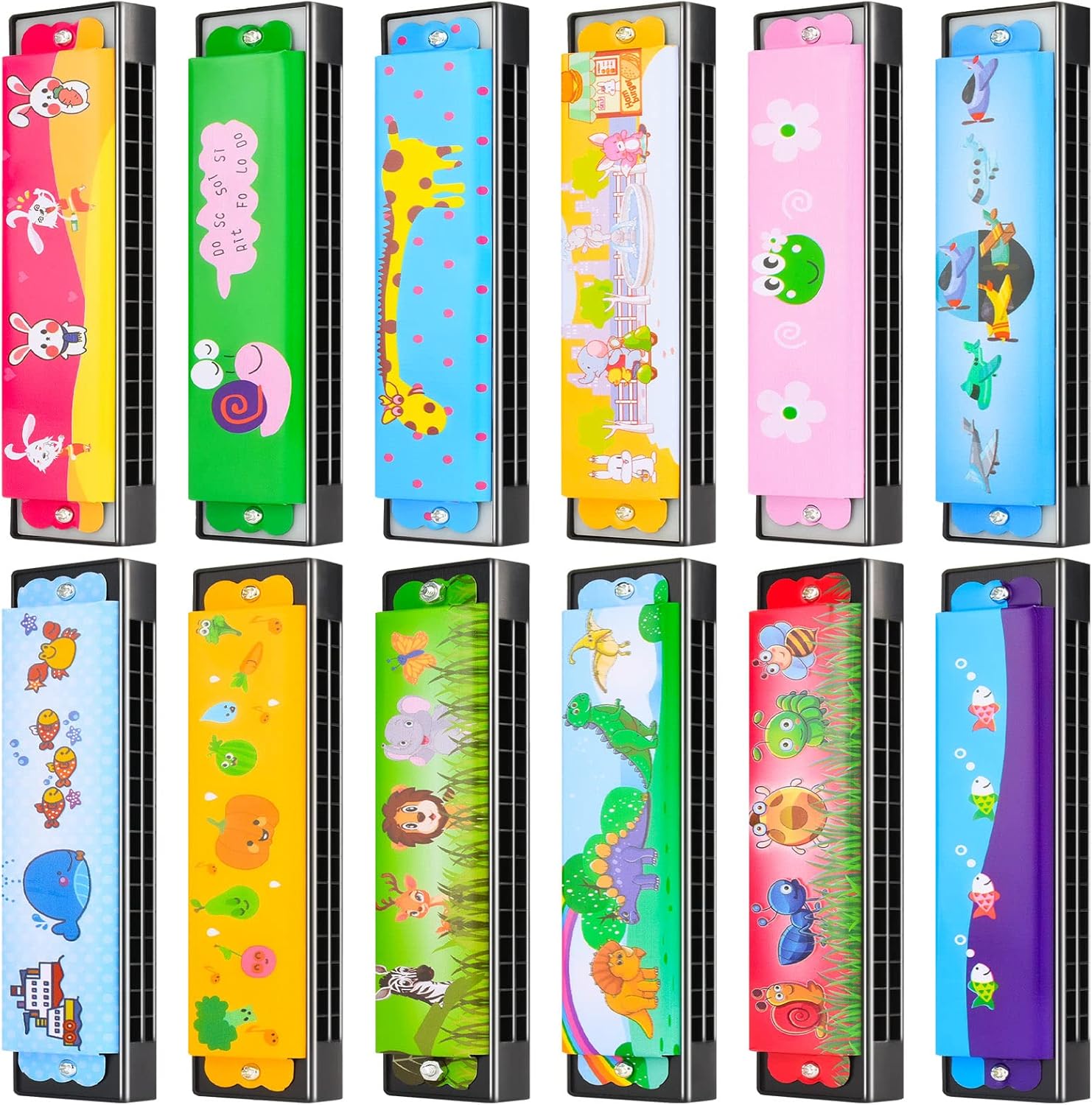 Musical Instrument Images - 16 Hole Harmonica for Kids Beginners,