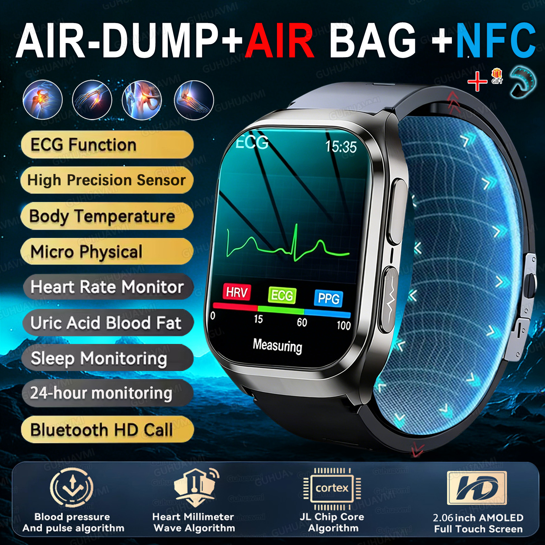 Musical Instrument No Touch - 2026 New Upgrade AI Diagnostic Airbag