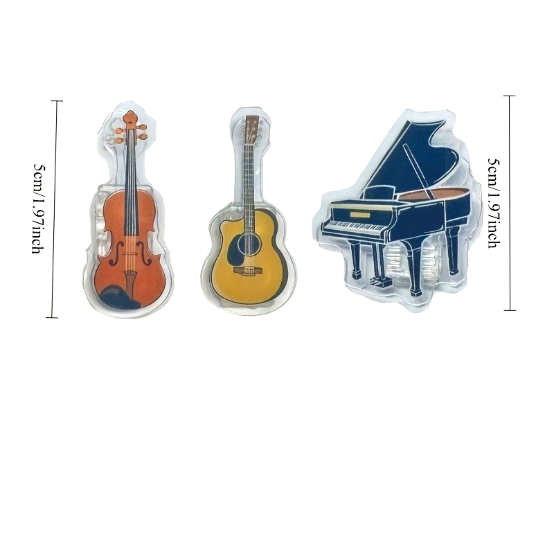5pcs Music Clip Mini Clip Acry - مراجعة Musical Instrument Coloring Pages وسعره