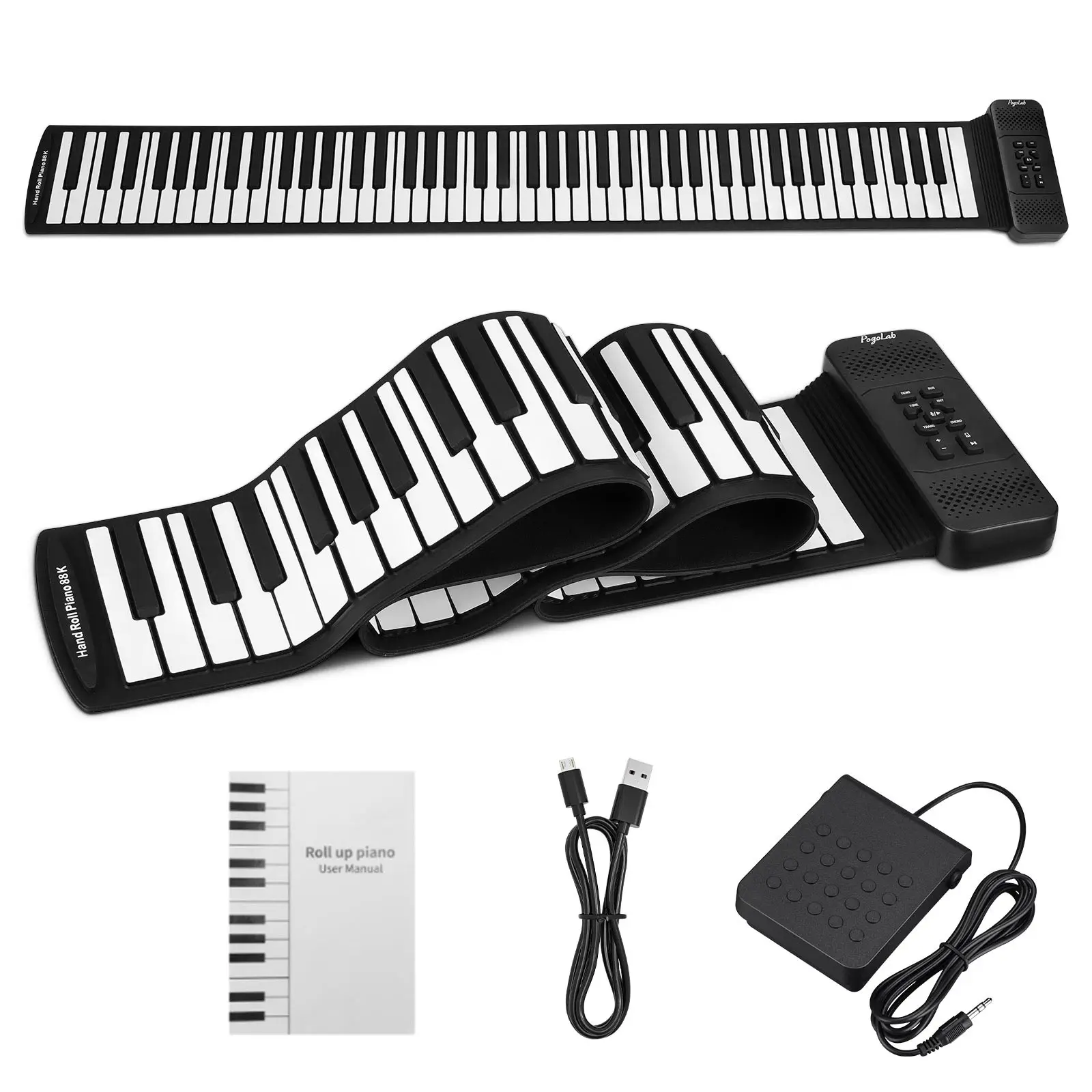 Pogolab 88 Keys Hand Roll Up P - مراجعة Musical Instrument Of Keyboard وسعره