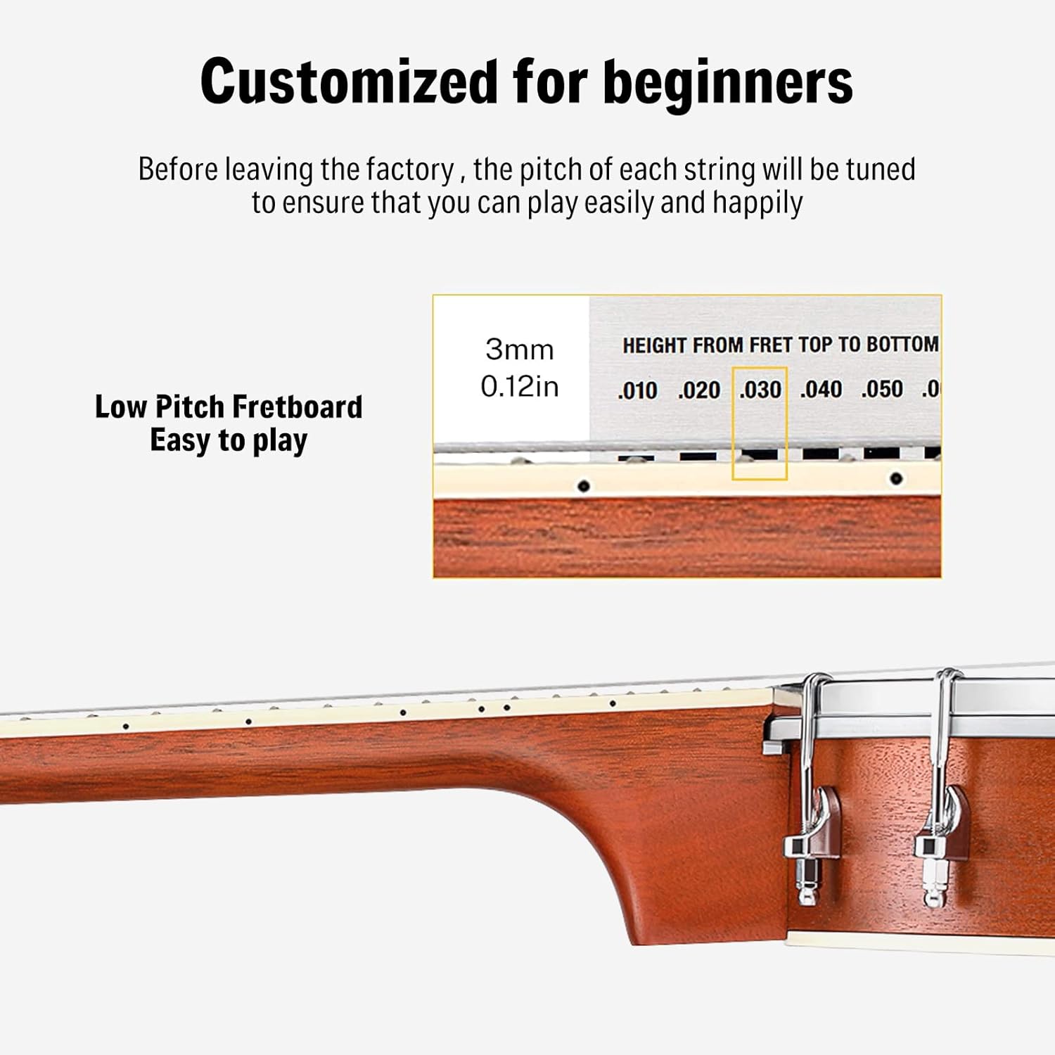 4-String Banjo Ukulele Kit for - مراجعة Musical Instrument Banjo وسعره