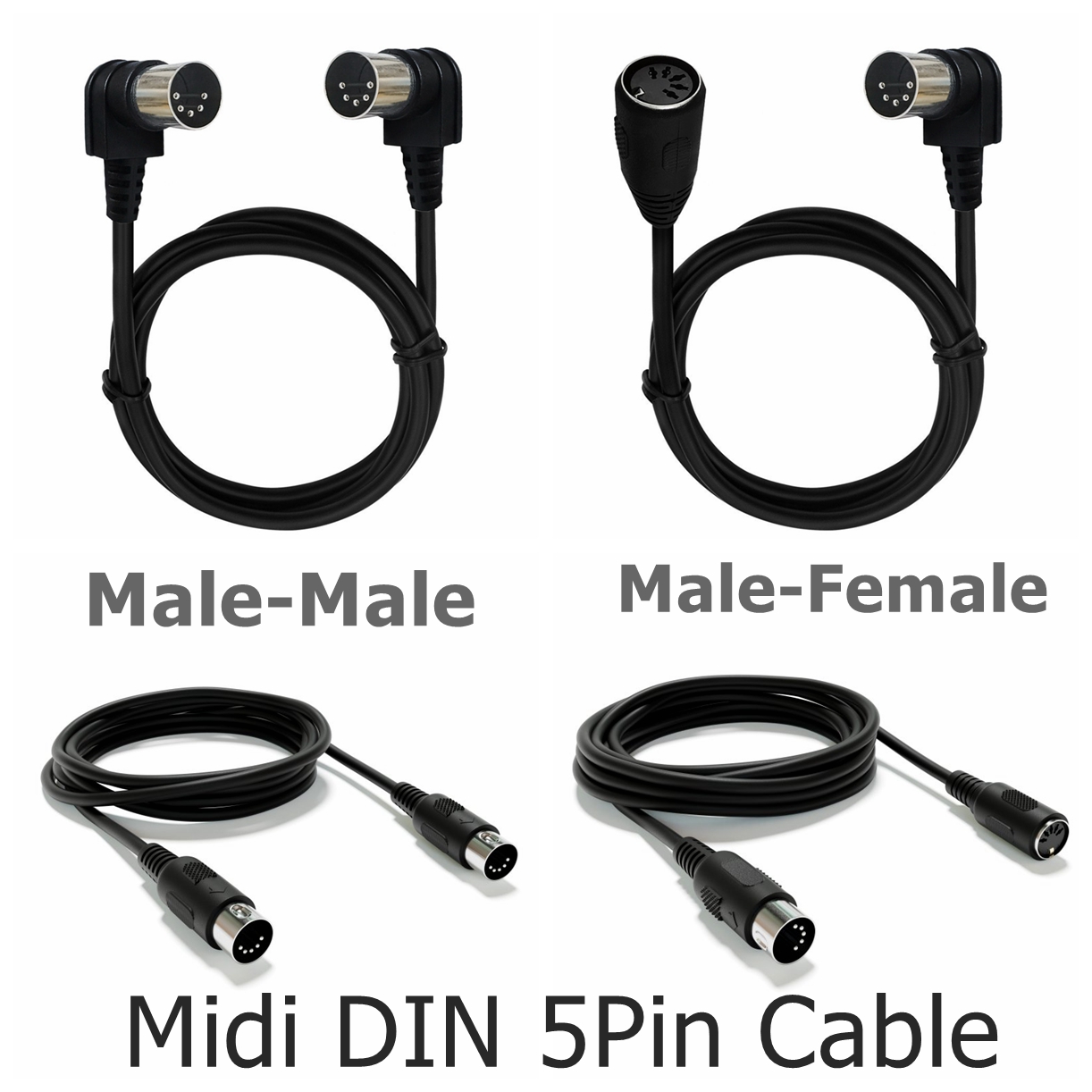 MIDI DIN 5PIN Male to Male Cab - مراجعة Musical Instrument Digital Interface (Midi) وسعره