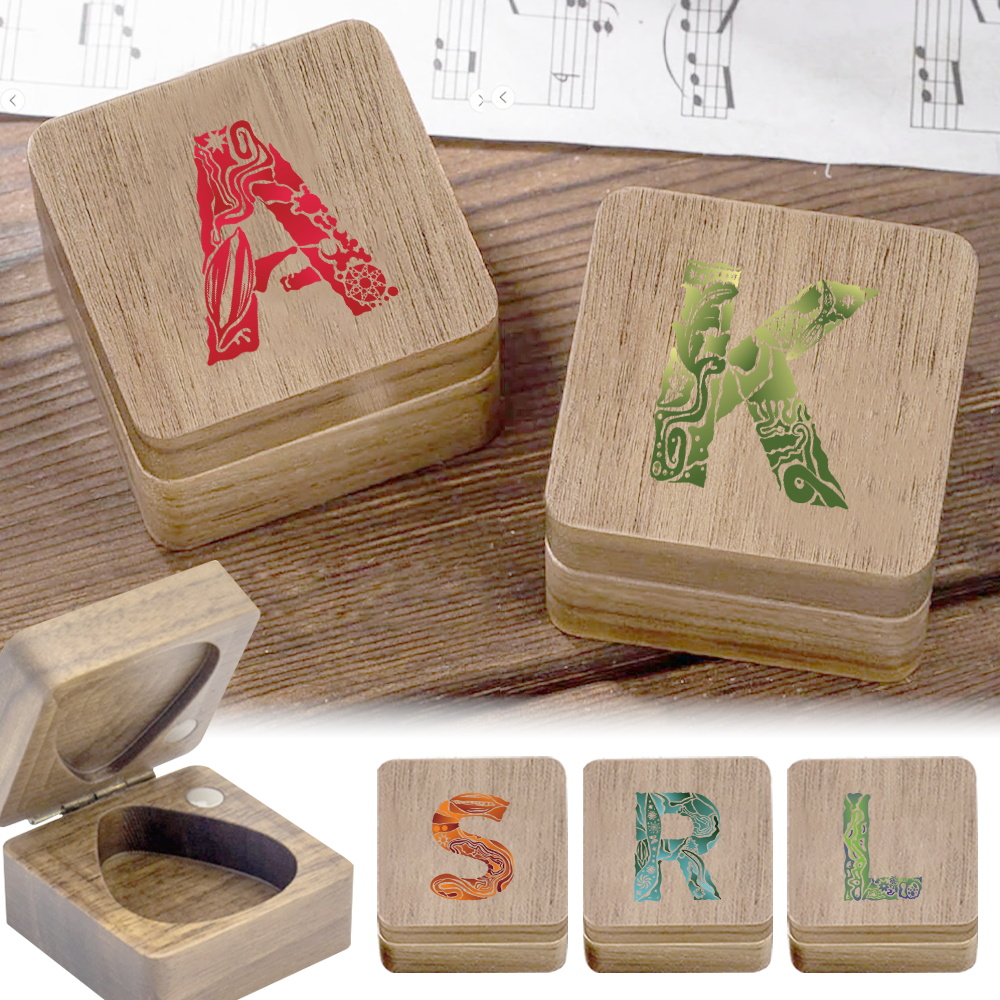 1pc Wooden Ukulele Pick Storag - مراجعة Musical Instrument Images وسعره