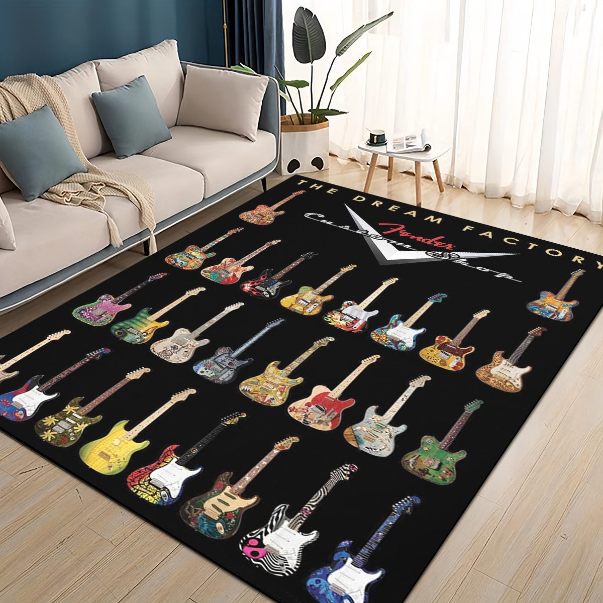 3D Retro Fender logo Guitar In - مراجعة Musical Instrument Online وسعره