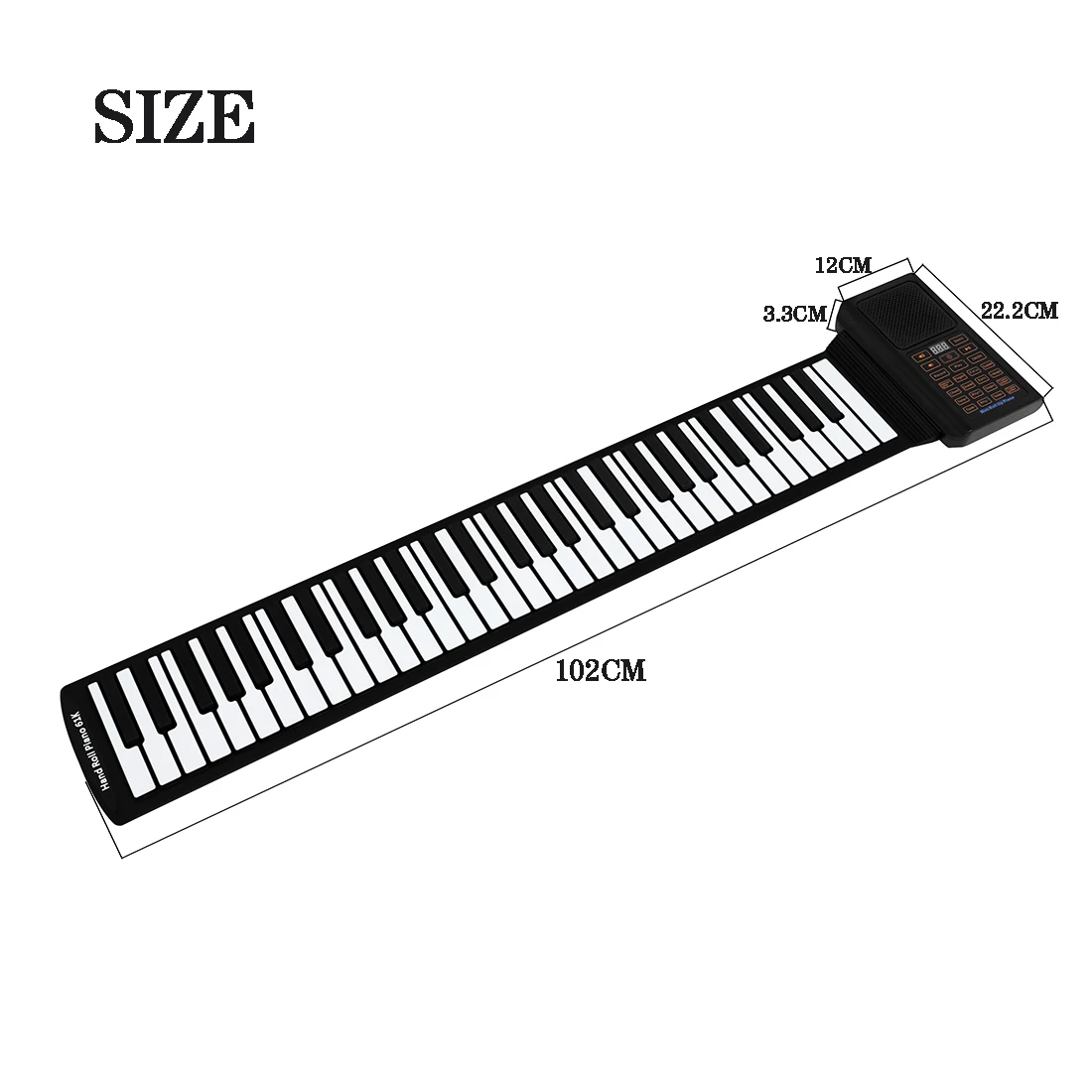 61 Keys Mini Roll Up Piano Sil - مراجعة Musical Instrument Of Keyboard وسعره