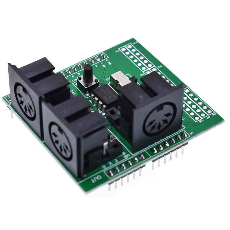 MIDI Shield music adapter boar - مراجعة Musical Instrument Digital Interface (Midi) وسعره