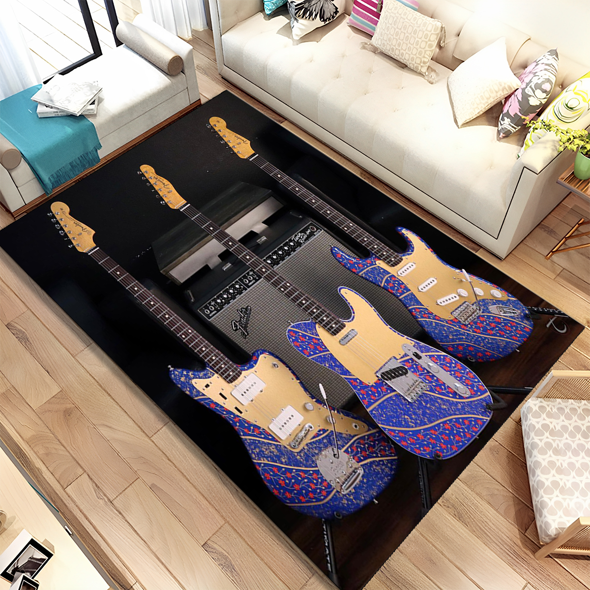 3D Guitar Bass Instrument Fend - مراجعة Musical Instrument Online وسعره