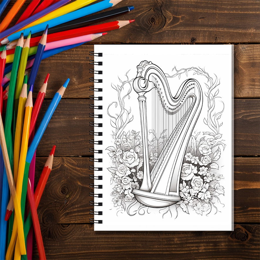 Vintage Grand Piano Musical In - مراجعة Musical Instrument Coloring Pages وسعره