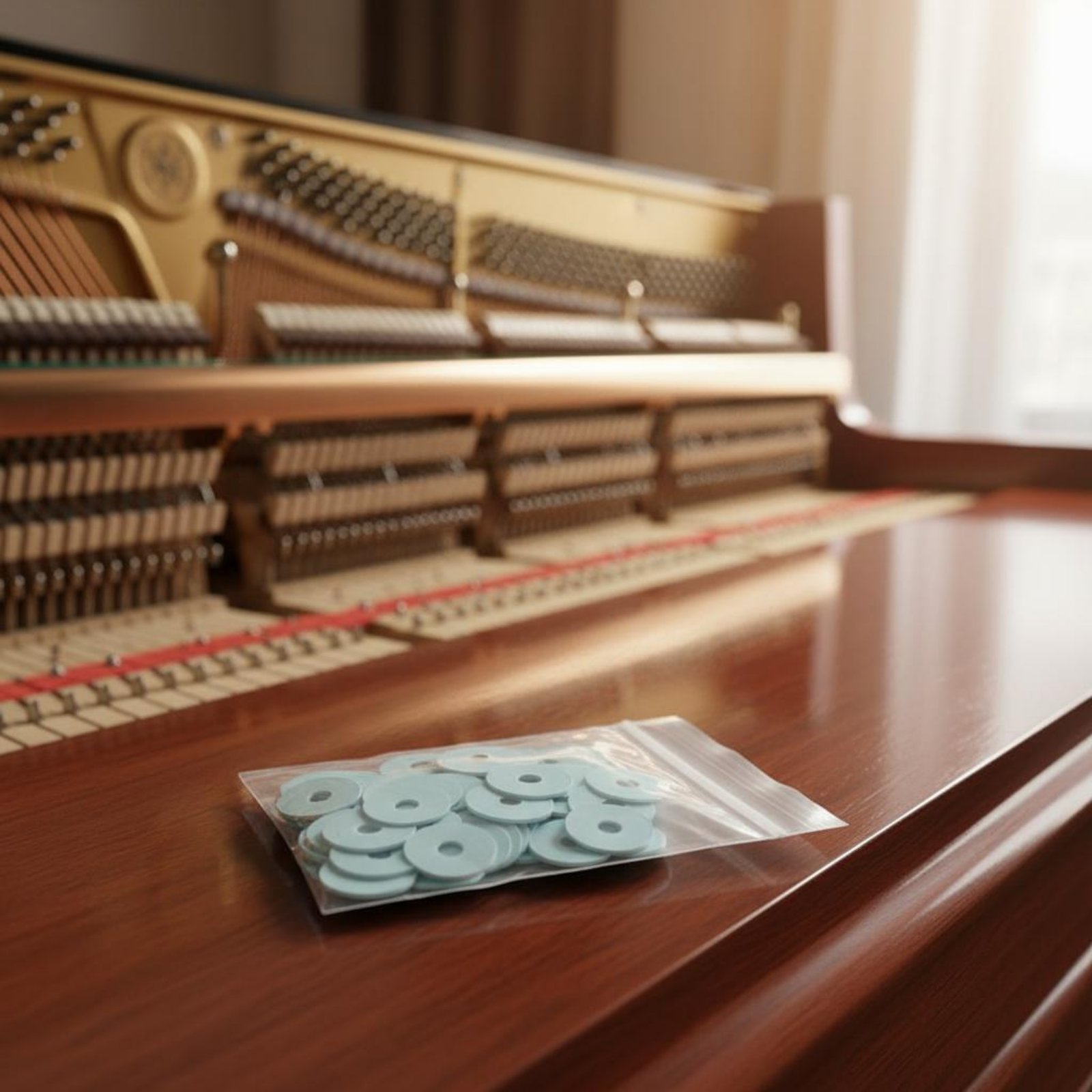 100 Pieces Piano Paper Washers - مراجعة Musical Instrument Of Keyboard وسعره