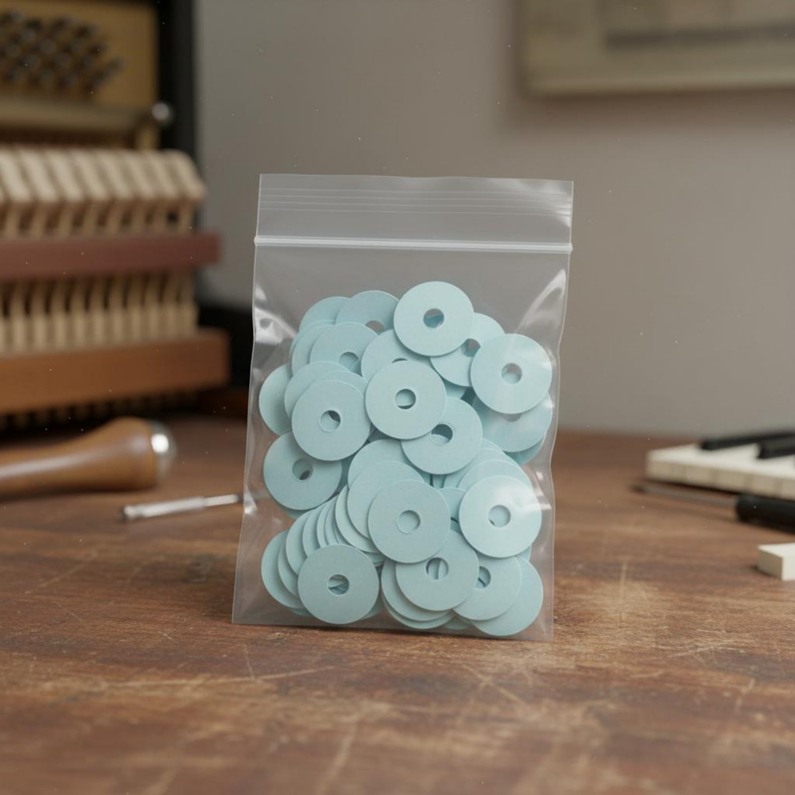 100 Pieces Piano Paper Washers - مراجعة Musical Instrument Of Keyboard وسعره