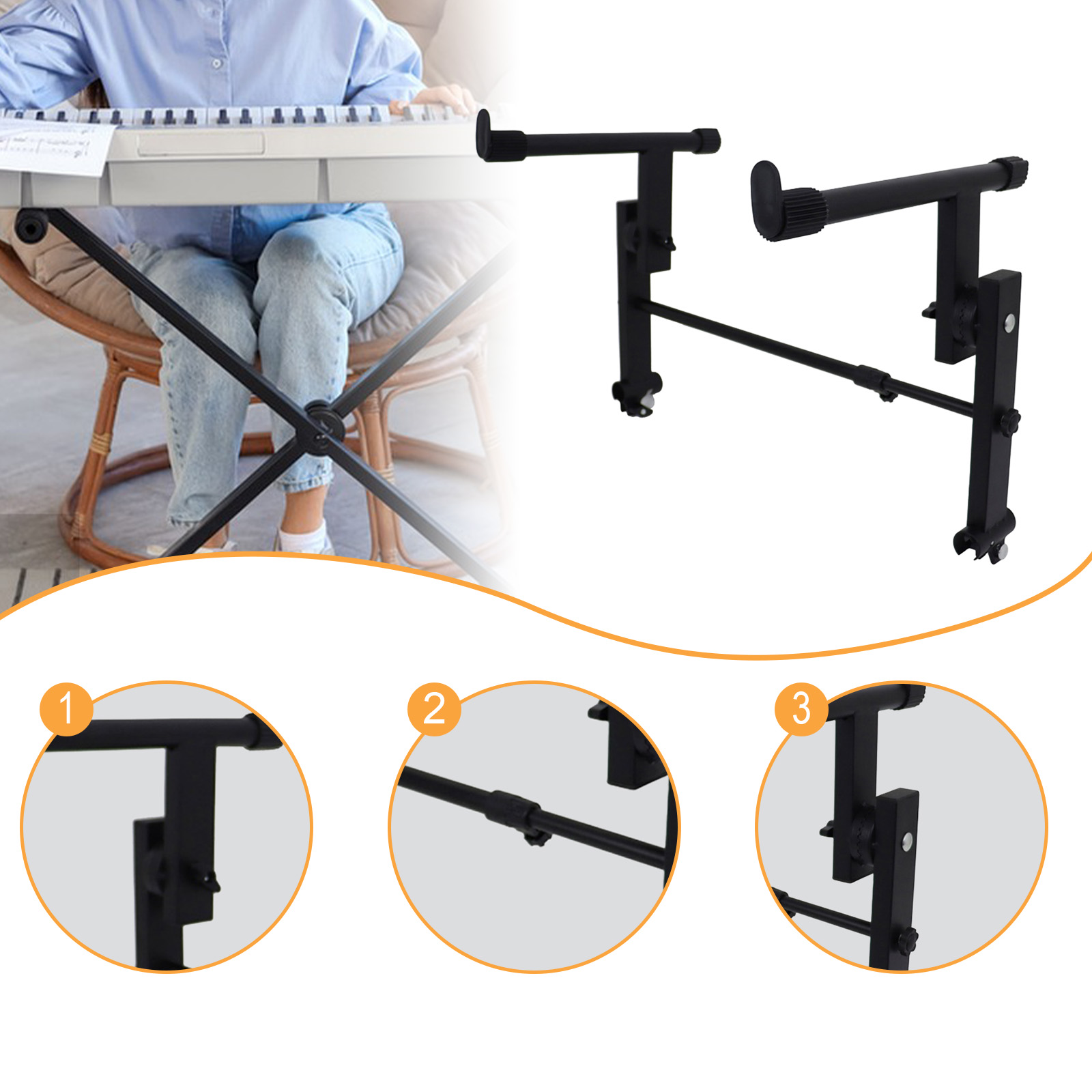Metal Electric Piano Rack 2 Ti - مراجعة Musical Instrument Of Keyboard وسعره