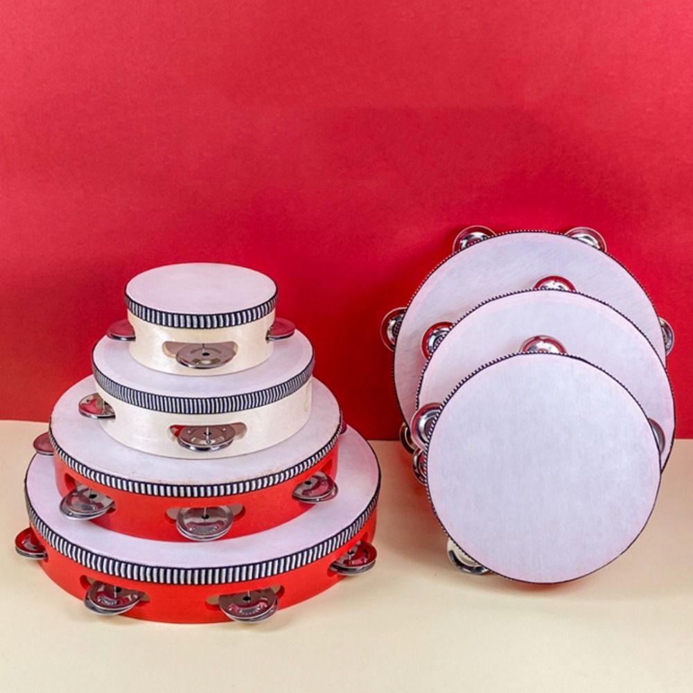 4/6/8/10 Inch Hand Held Drum W - مراجعة Musical Instrument For Toddlers وسعره