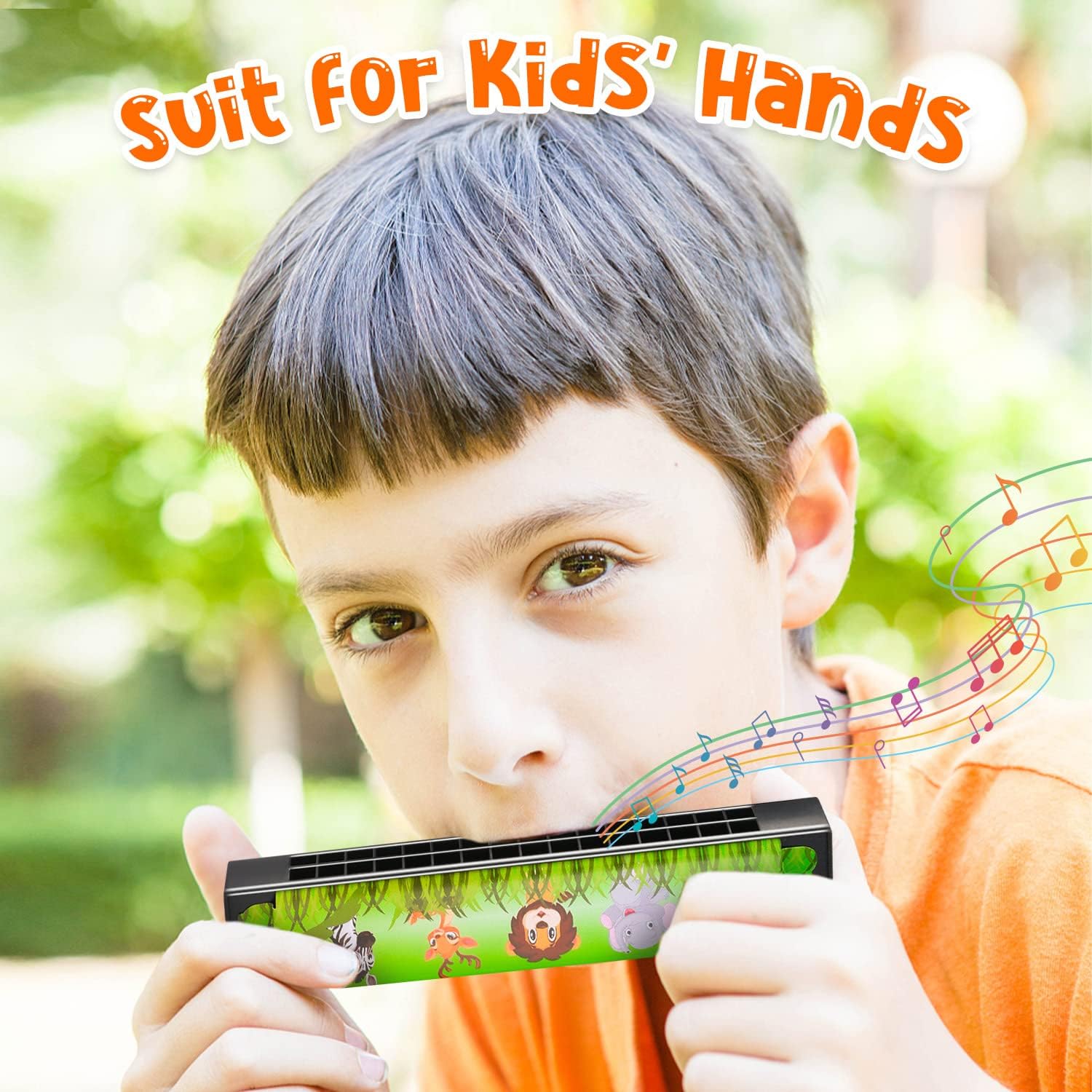 16 Hole Harmonica for Kids Beg - مراجعة Musical Instrument Images وسعره