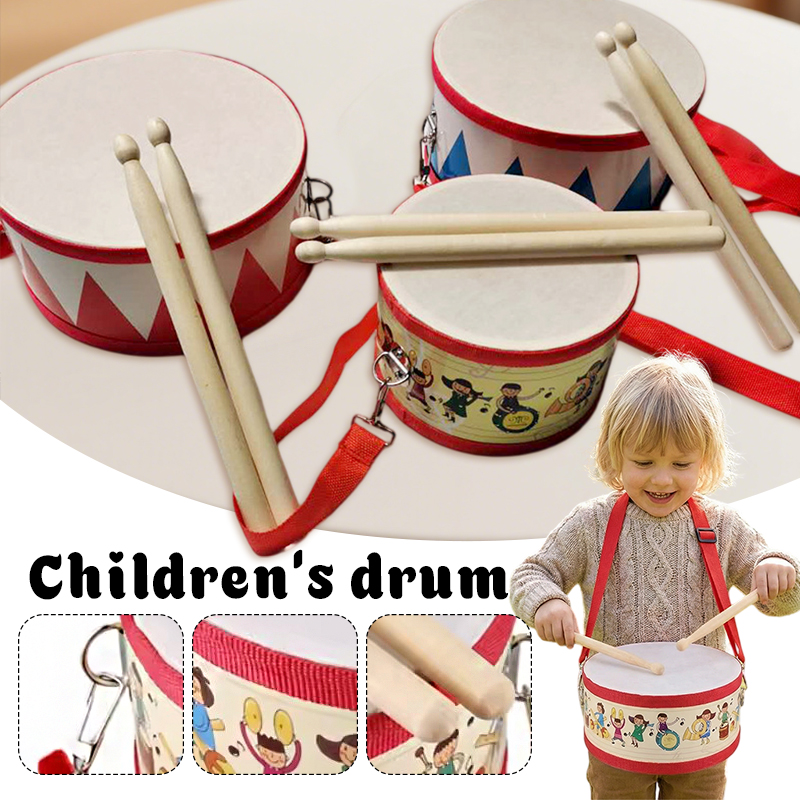 Wooden Drum Toy Kids Musical I - مراجعة Musical Instrument For Toddlers وسعره